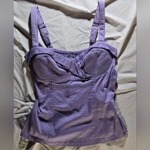 Deadly Dames Lilac Top Large